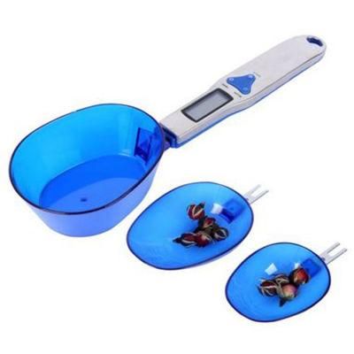 Electric LCD Screen Weight Measure Pet Dog Spoon