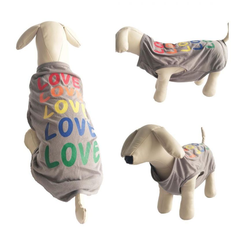 Valentine Day Heart Vest Dog Accessories Apparel Pet Clothes