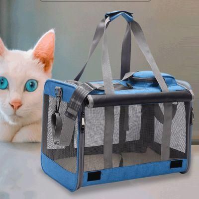 Manufacturers Direct Summer Pet Backpack Net Cloth Pet Bag Breathable Pet Backpack Portable Cat Bag