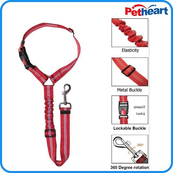 Factory Pet Accessories Adjustable Nylon Pet Dog Safety Seat Belt