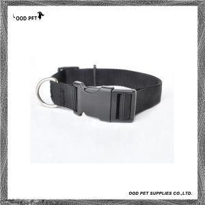 Single Ply Nylon Dog Collars in Black