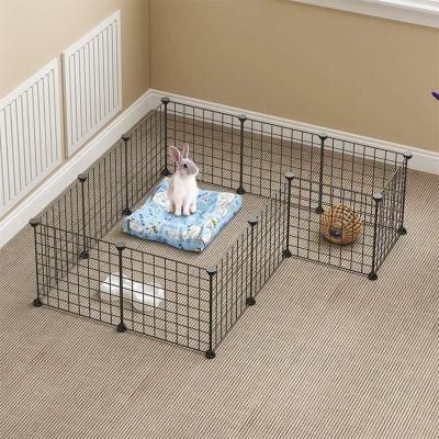 Available Large Foldable Pet Cages Carriers Dog Kennels Black Metal Pet Cages