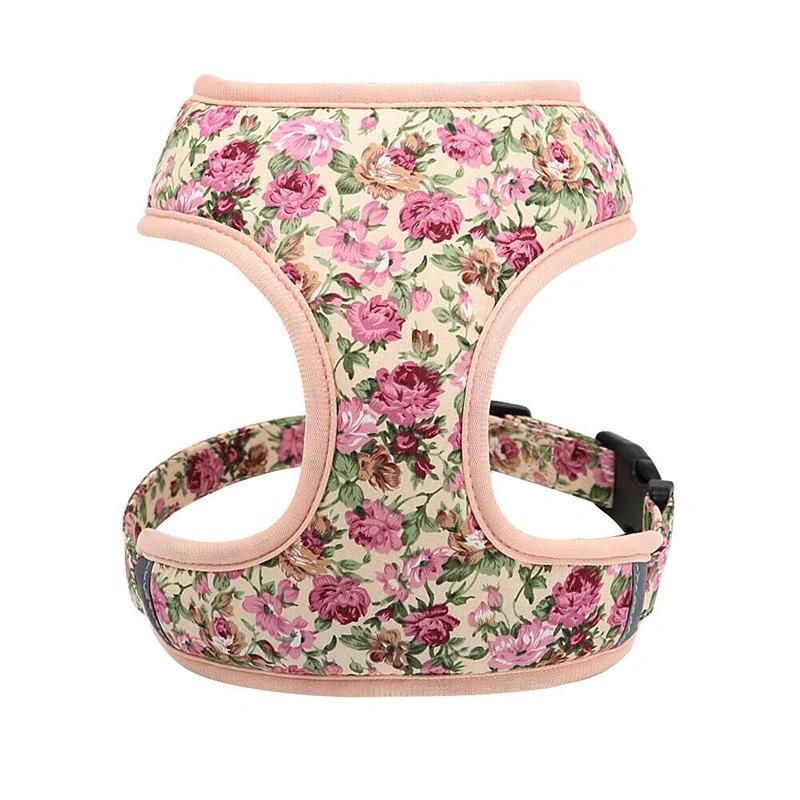 Sublimation Wholesale Custom Pet Product Adjustable Soft Neoprene Dog Harness