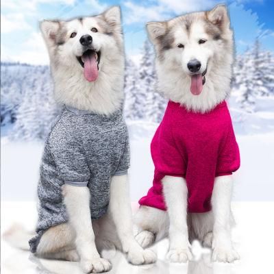 Autumn Winter New Large and Medium-Sized Dog Wool Sweater Warm Comfortable Frontier Golden Fur Pet Clothes