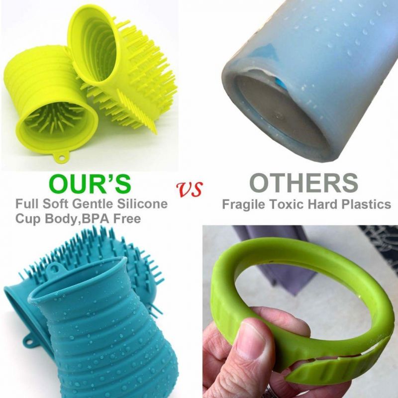 Multipurpose Dog Paw Cleaner Cup with Massage Function Pet Pwe Cleaner