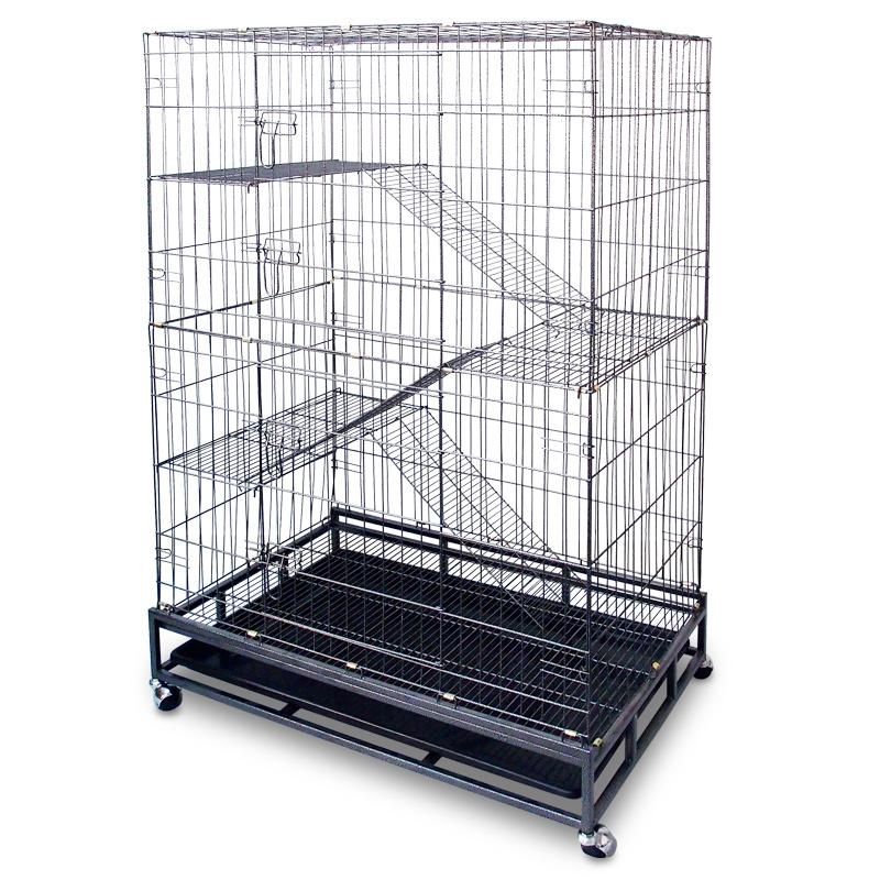 Supplier Wholesale Folding Metal Iron Material Pet Dogs Parrot Bird Cages