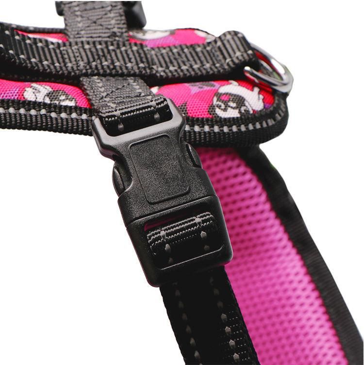 Easy Walk Breathable Mesh Personalized Reflective Adjustable Big Vest Reflective Dog Harness