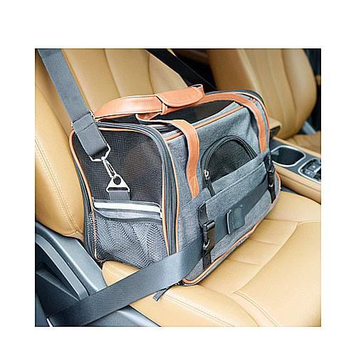 Premium Pet Carrier Airline Approved Soft Sided for Cats and Dogs, Portable Cozy Travel Pet Bag