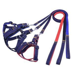 Pet Dog Denim Chest Strap Traction Leash