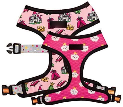 Reversible Harness for French Bulldogs, Boston Terriers, Pugs, Other Compact Dogs Reversible Harness