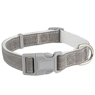 Buckle Slubbed Fabric Diving Material Training Collar with Quick Release Buckle