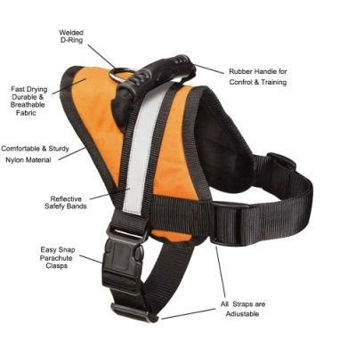 Durable Soft Reflective Big Dog Harness Dog Vest