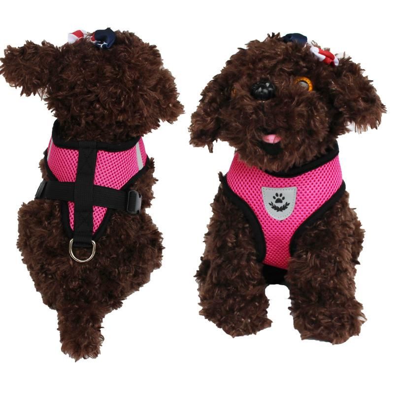 High Quliaty Customized Soft No Pull Pet Vest Adjustable Dog Harness Leash Collar Set Pet Products