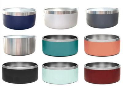 32oz/64oz Stainless Steel Insulated Custom Dog Basin