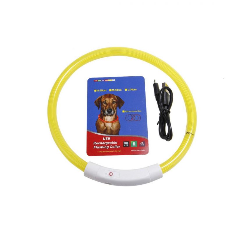 Super Hot Sale LED Rechargeable Dog Collar Light up Dog Collar Pet Collars