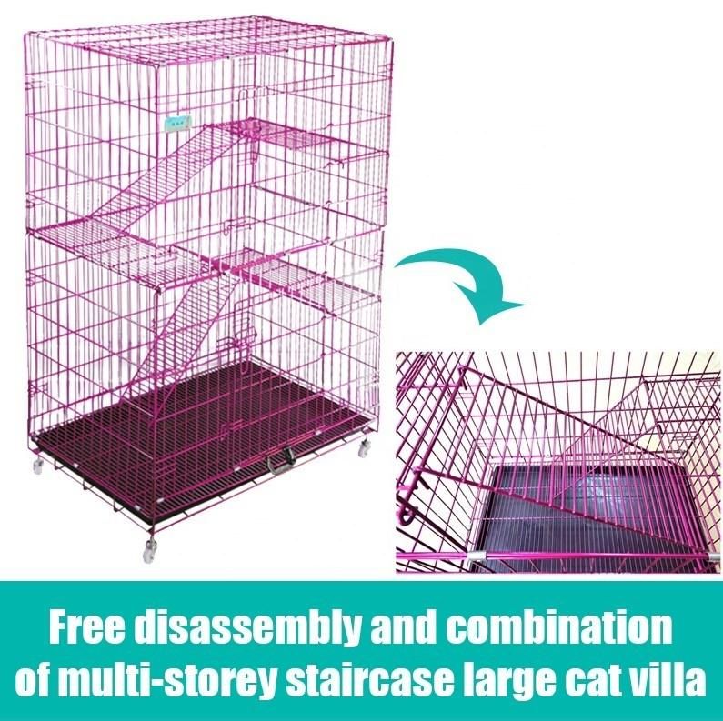 Wholesales Large Metal Cat Cage Indoor Cat Crate