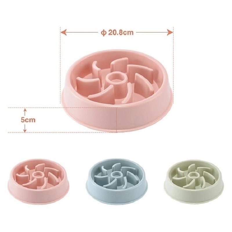 Anti Choking Bowl Stop Bloat Slow Eating Pet Food Bowl
