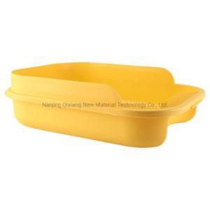 Simply Design Cat Litter Box Training Splash Proof Yellow