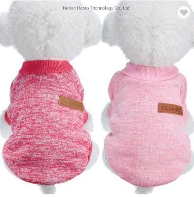 Pet Dog Sweater Warm Dog Pajamas Soft Cat Sweater Puppy Clothes Small Dogs Sweater Winter Doggie Sweatshirt