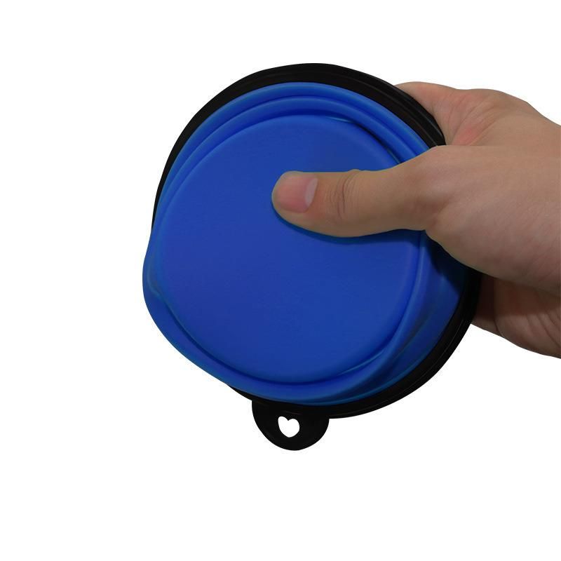 Factory Silicone Soft Pet Food Tray with Metal Hook