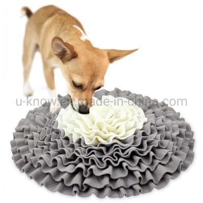 Puzzle Game Foraging Training Dog Interactive Pet Snuffle Feeding Dog Mat