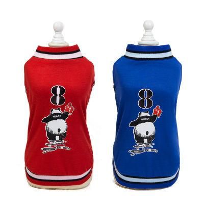 Spring Dog Sweater Fashion Pullover Pet Knitting Band Digital Trend Logo Pet Clothes