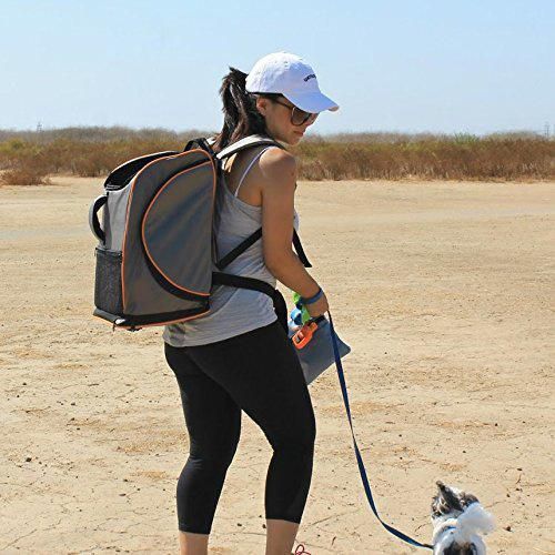 Pet Travel Carrier Backpack by Pet Magasin Pet Transportation Kennel with Sturdy Structure Breathable Mesh Window for Cats Puppies