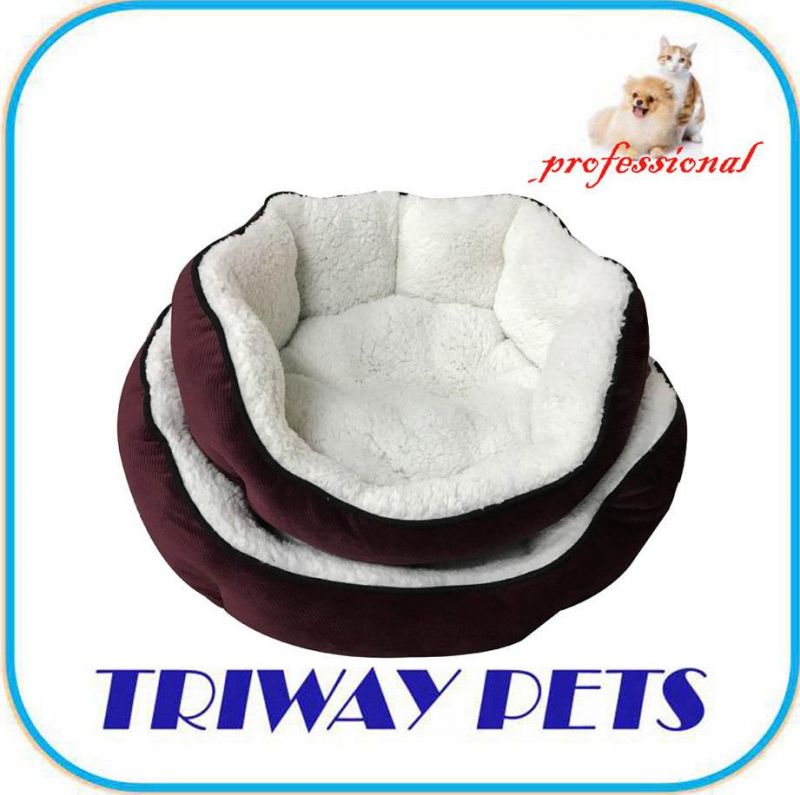 Deluxe Overstuffed Twill Cuddler Dog Pet Bed