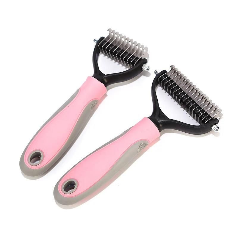 Hair Comb for Dogs Cat Fur Trimming Dematting Deshedding Brush Grooming Tool