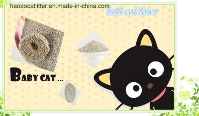 1-2mm Ball Bentonite Clumpling Cat Litter
