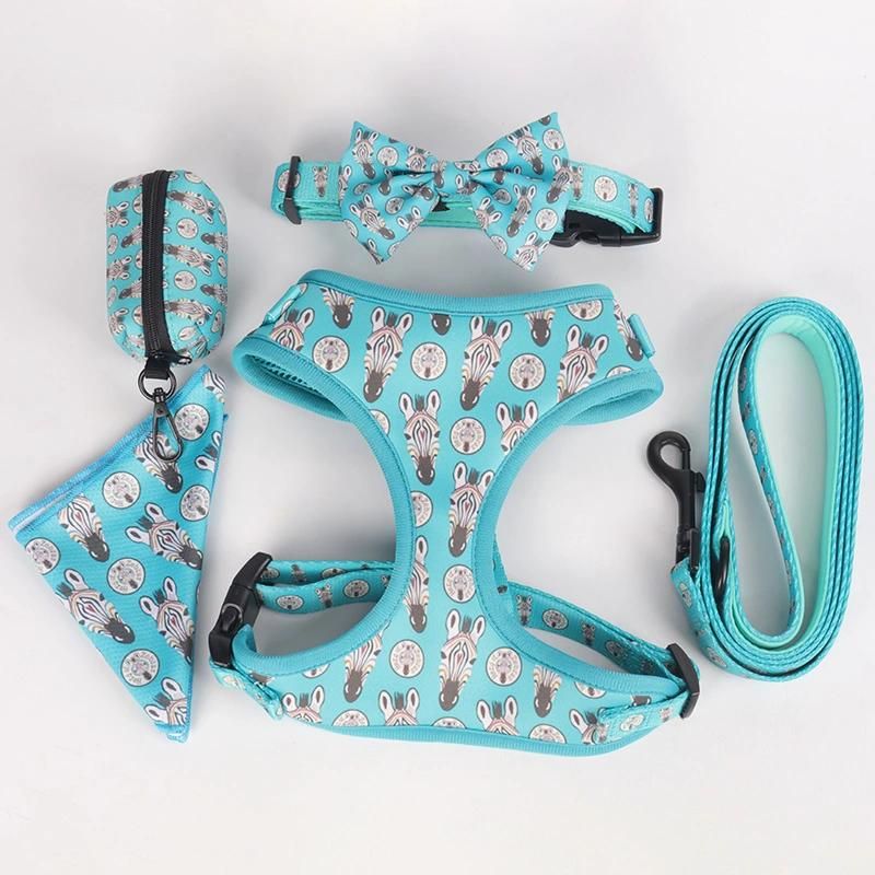 New Hot Style Dog Harness Reflective Dog Leash and Harness Set