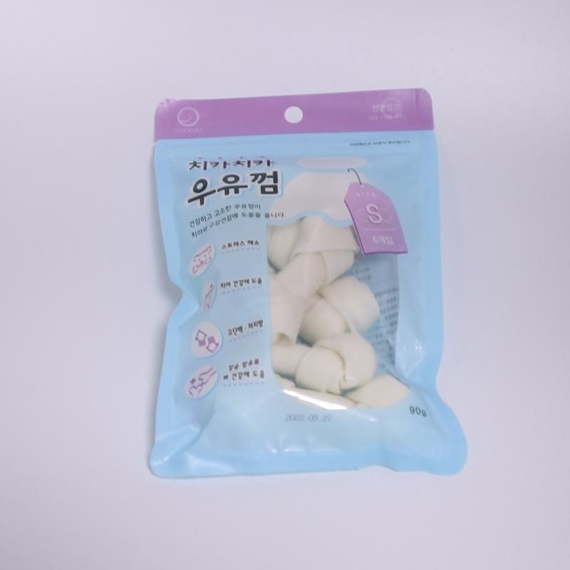 Snacks Molarteeth Cleaning in Addition to Bad Breath Dog Chew Resistant Puppies Teddy Cowhide Bone