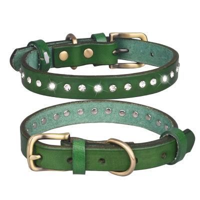Custom Personalized Pet Collar Solid Smart Pet Collar Leather Collar Dog Pet