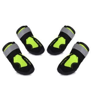 Green Wear-Resistant Outdoor Hot-Selling Skid-Proof Pet Waterproof Pet Dog Shoes