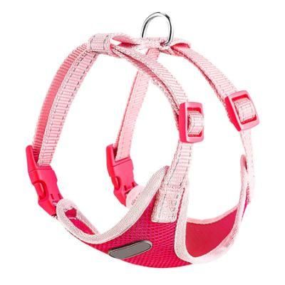 Cute Pink Color Pet Gifts Custom Reflectieve Dog Vest Harness