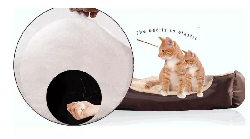 Wholesale Leopard Print Small and Medium-Sized Dog Bed Cat Bed
