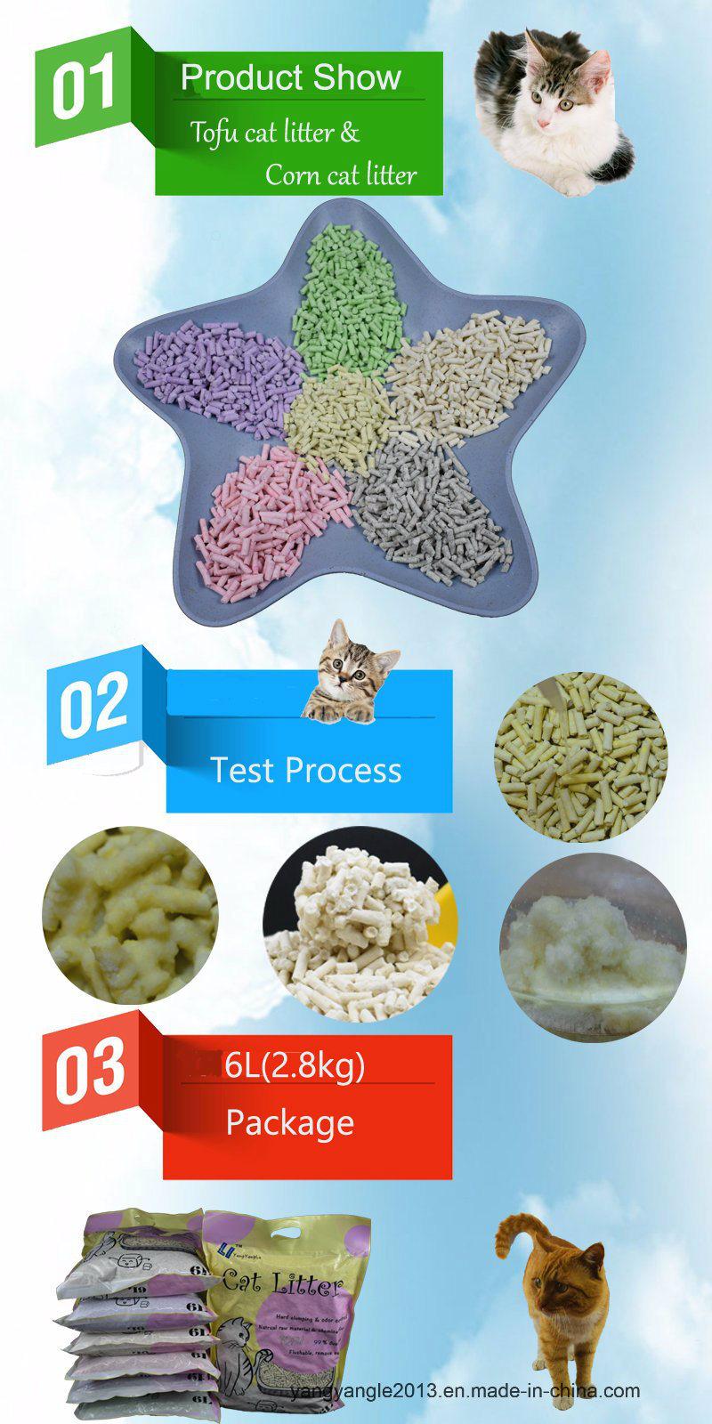 Toilet Flushable Quality Green Tea Tofu Cat Litter