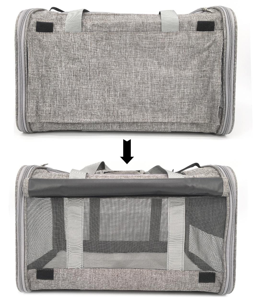 Comfortable Large Space Portable Breathable Outdoor Travel Bag Pet Car Carrier