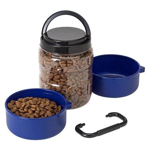 Pet Food Storage Container Pet Tainer Bowl Pet Feeder