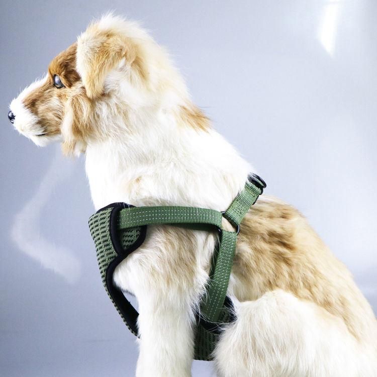 Outdoor Plaid Training Durable, Personalized Adjustable Pet Custom Dog Harness Lead Vest/