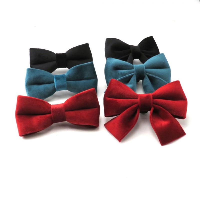 Fashionable Adjustable Soft Comfortable Velvet Dog Harness Collar Leash Set