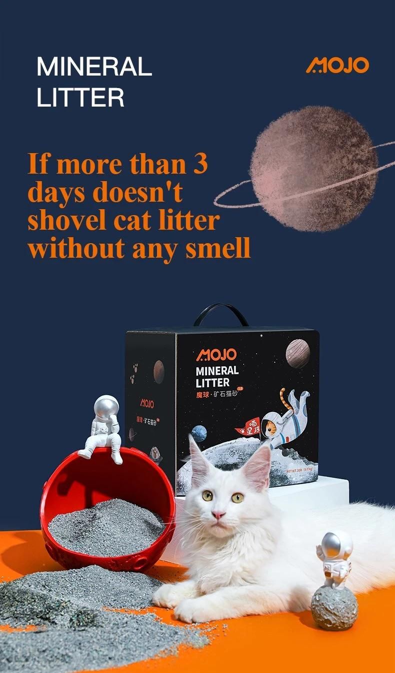 Yee Hot Sale Natural Materical Ore Mineral Cat Litter Price Low Dust Lock Smelly Safe and Non-Toxic