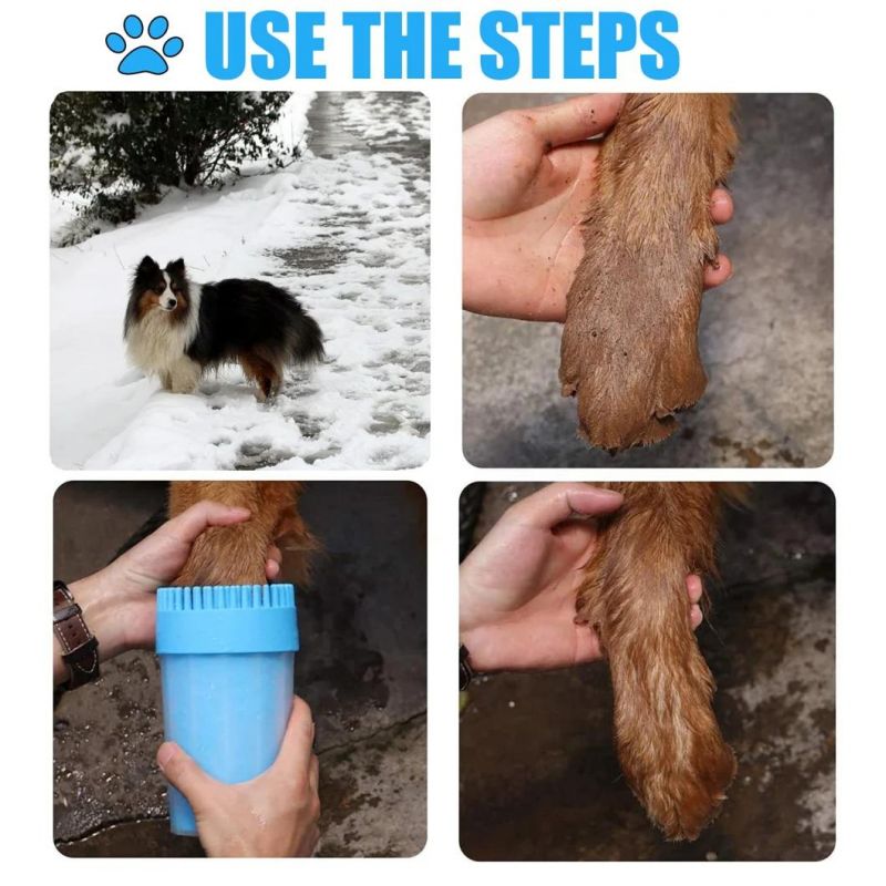 2-in-1 Dog Paw Washer Portable Pet Paw Cleaner Paw Washer