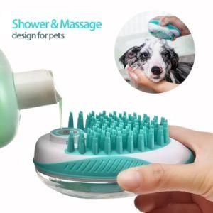 Silicone Dog Bath Brush Comb Tool Pet Shampoo Massage Brush