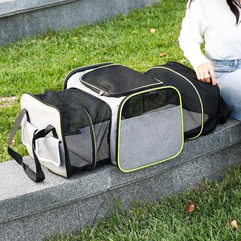 Customize OEM ODM High Quality Foldable Expandable Pet Bag Carrier