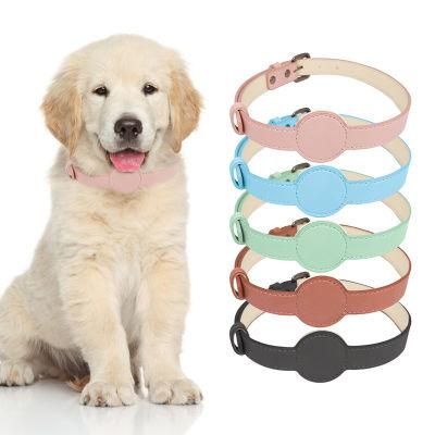 Apple Airtag Cat Dog Collar 2022 Spot New Pet PU Microfiber Dog Positioning Pet