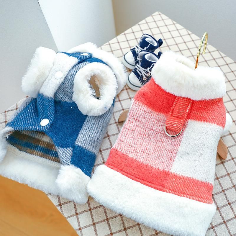 Pet Cat Puppy Warm Winter Cotton Clothes Lovely Design Pet Shirt Dog Sweater Sweatshirt Dog Coat