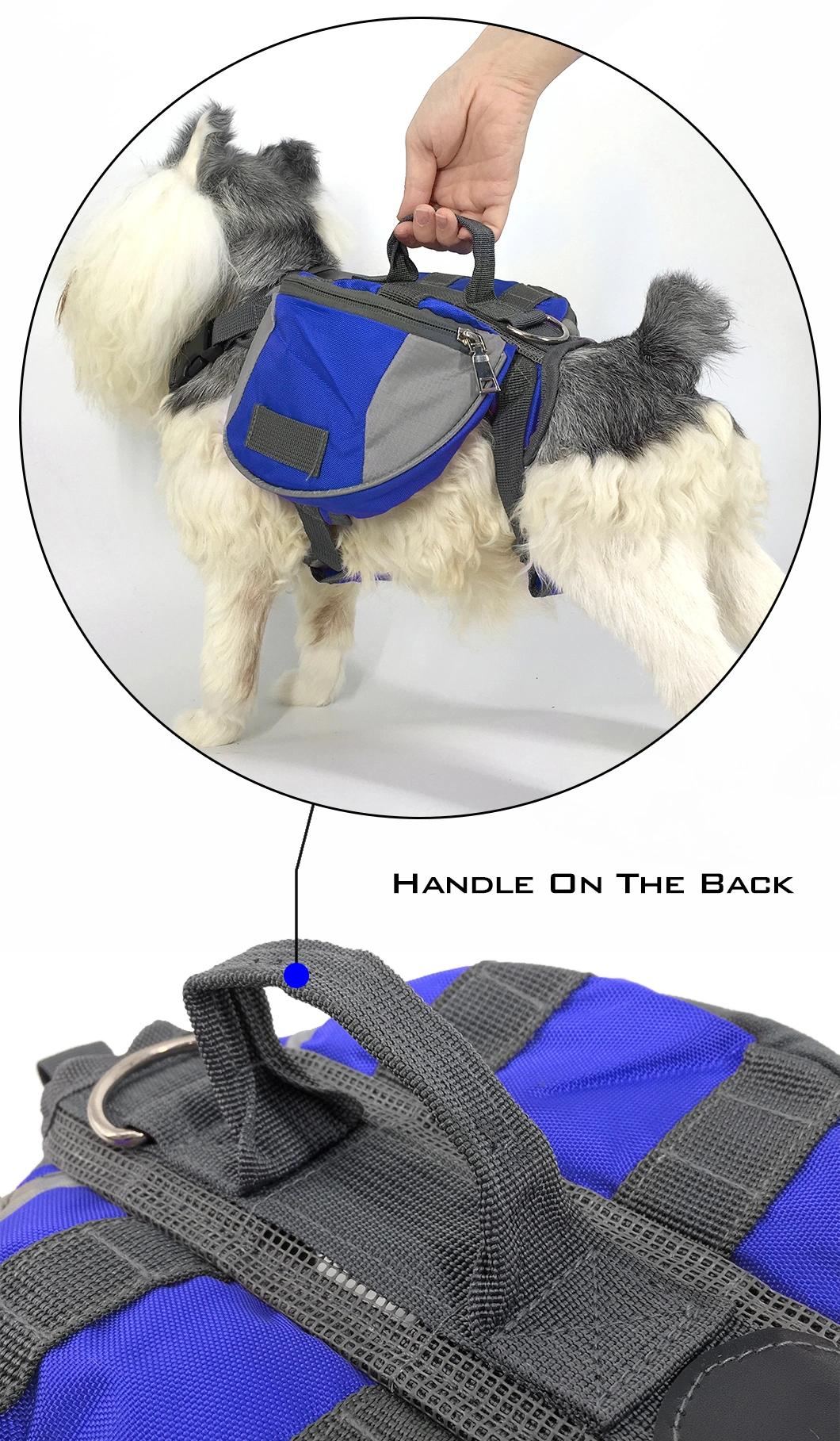 Adjustable Outdoor Reflective Dog Backpack Dog Products