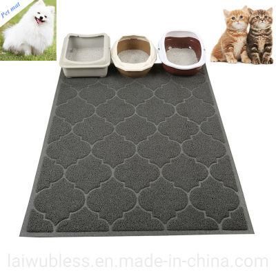 Customized Easy Clean Pet Supply Cat Urine Mats Cat Scat Mat Cat Litter Mat