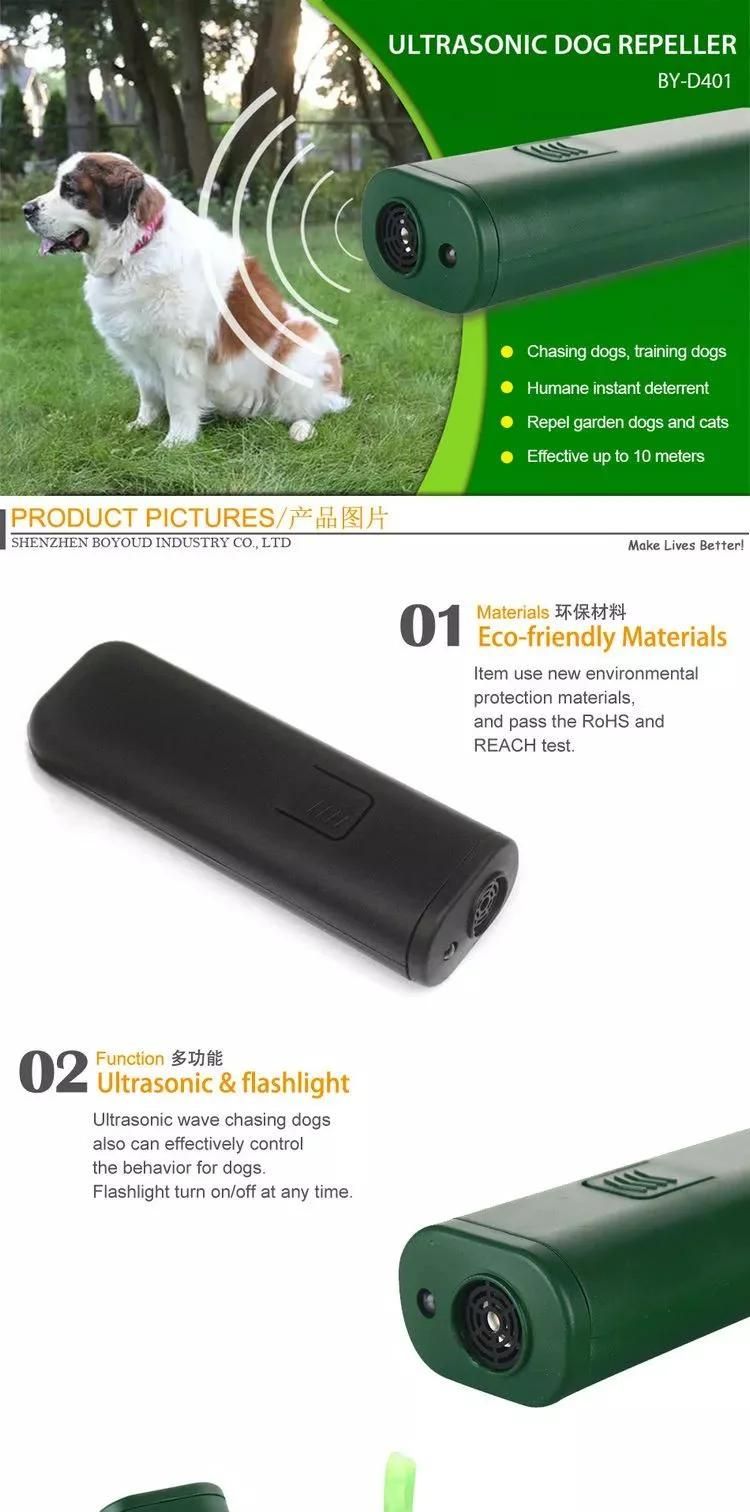 Gonjimini Best Selling Portable High Power Ultrasonic Sonic Pet Dog Repeller Dog Trainer Ultrasonic Dog Repeller